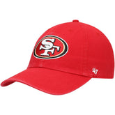 San Francisco 49ers '47 Youth Logo Clean Up Adjustable Hat Scarlet