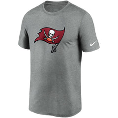 Tampa Bay Buccaneers Logo Essential Legend Performance T-Shirt Heathered Pewter