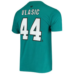 NHL Marc-Edouard Vlasic San Jose Sharks Fanatics Player Name and Number T-Shirt - Teal