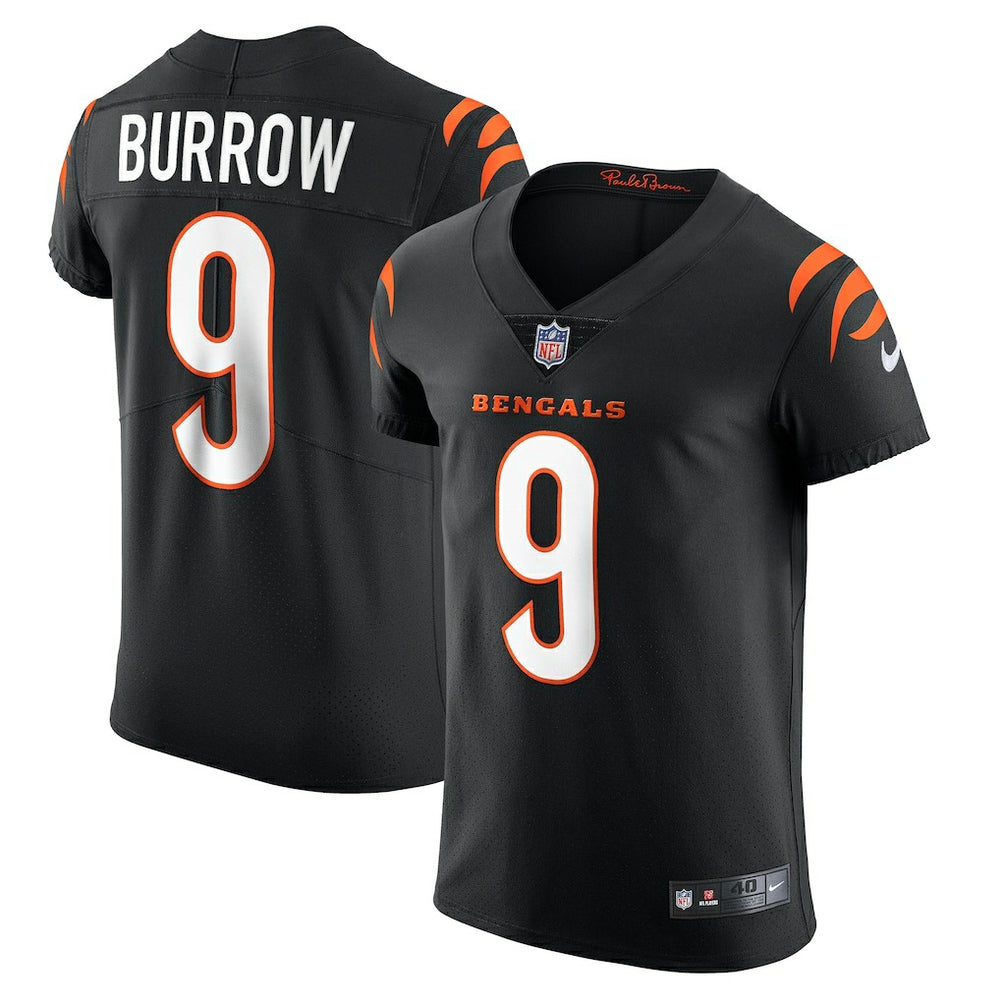 NFL Joe Burrow Cincinnati Bengals Vapor Elite Jersey - Black