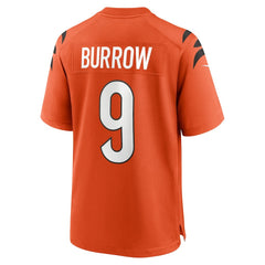 Joe Burrow Cincinnati Bengals Alternate Game Jersey Orange