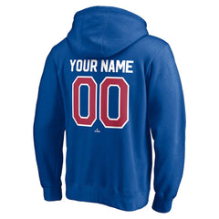 Atlanta Braves Cooperstown Winning Streak Personalized Name & Number Pullover Hoodie - Royal Hoodies