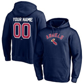 Los Angeles Angels Cooperstown Winning Streak Personalized Name & Number Pullover Hoodie - Navy Hoodies