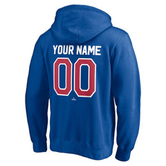 Chicago Cubs Cooperstown Winning Streak Personalized Name & Number Pullover Hoodie - Royal Hoodies