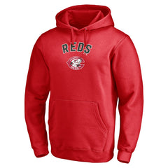 Cincinnati Reds Cooperstown Winning Streak Personalized Name & Number Pullover Hoodie - Red Hoodies