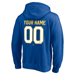 Milwaukee Brewers Cooperstown Winning Streak Personalized Name & Number Pullover Hoodie - Royal Hoodies