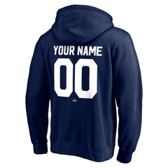 New York Yankees Cooperstown Winning Streak Personalized Name & Number Pullover Hoodie - Navy Hoodies