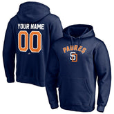 San Diego Padres Cooperstown Winning Streak Personalized Name & Number Pullover Hoodie - Navy Hoodies