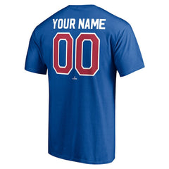 Chicago Cubs Cooperstown Winning Streak Personalized Name & Number T-Shirt - Royal T-shirts