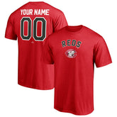 Cincinnati Reds Cooperstown Winning Streak Personalized Name & Number T-Shirt - Red T-shirts