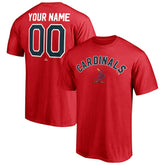 St. Louis Cardinals Cooperstown Winning Streak Personalized Name & Number T-Shirt - Red T-shirts