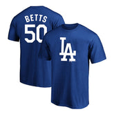 Mookie Betts Los Angeles Dodgers Fanatics Big & Tall Name & Number T-Shirt - Royal T-shirts