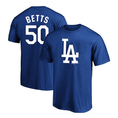 Mookie Betts Los Angeles Dodgers Fanatics Big & Tall Name & Number T-Shirt - Royal T-shirts