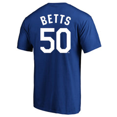 Mookie Betts Los Angeles Dodgers Fanatics Big & Tall Name & Number T-Shirt - Royal T-shirts