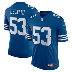 NFL Men's Darius Leonard Royal Indianapolis Colts Alternate Vapor Limited Jersey