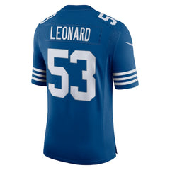 NFL Men's Darius Leonard Royal Indianapolis Colts Alternate Vapor Limited Jersey