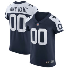 NFL Dallas Cowboys Alternate Vapor Elite Custom Jersey - Navy