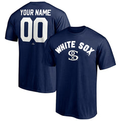 Chicago White Sox Cooperstown Winning Streak Alternate Personalized Name & Number T-Shirt - Navy T-shirts