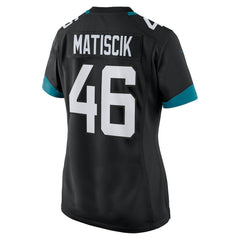 NFL Ross Matiscik Jacksonville Jaguars Women's Game Jersey - Black