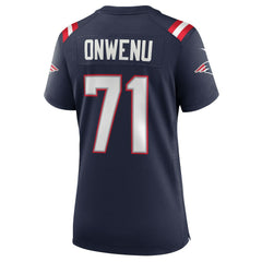 NFL Mike Onwenu New England Patriots Women's Game Jersey - Navy