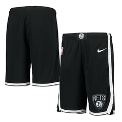 Brooklyn Nets Youth 2020/21 Swingman Performance Shorts Icon Edition Black