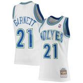 NBA Kevin Garnett Minnesota Timberwolves 1995/96 Hardwood Classics Swingman Jersey - White