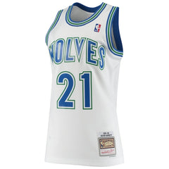 NBA Kevin Garnett Minnesota Timberwolves 1995/96 Hardwood Classics Swingman Jersey - White