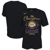Los Angeles Lakers 2020 NBA Finals Champions Locker Room T-Shirt Black