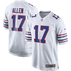 NFL Josh Allen Buffalo Bills Alternate Game Player Jersey - White
