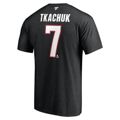 NHL Brady Tkachuk Ottawa Senators Fanatics Authentic Stack Name & Number T-Shirt - Black