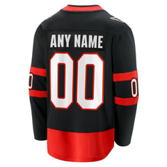 NHL Ottawa Senators Fanatics Home Custom Breakaway Jersey - Black