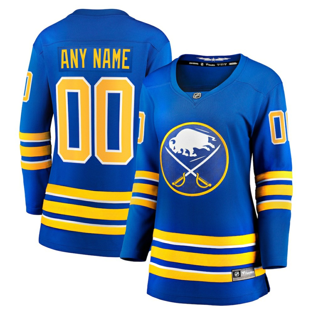 NHL Buffalo Sabres Fanatics Women's Home Breakaway Custom Jersey - Royal