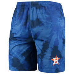Houston Astros FOCO Tie-Dye Training Shorts - Navy Shorts