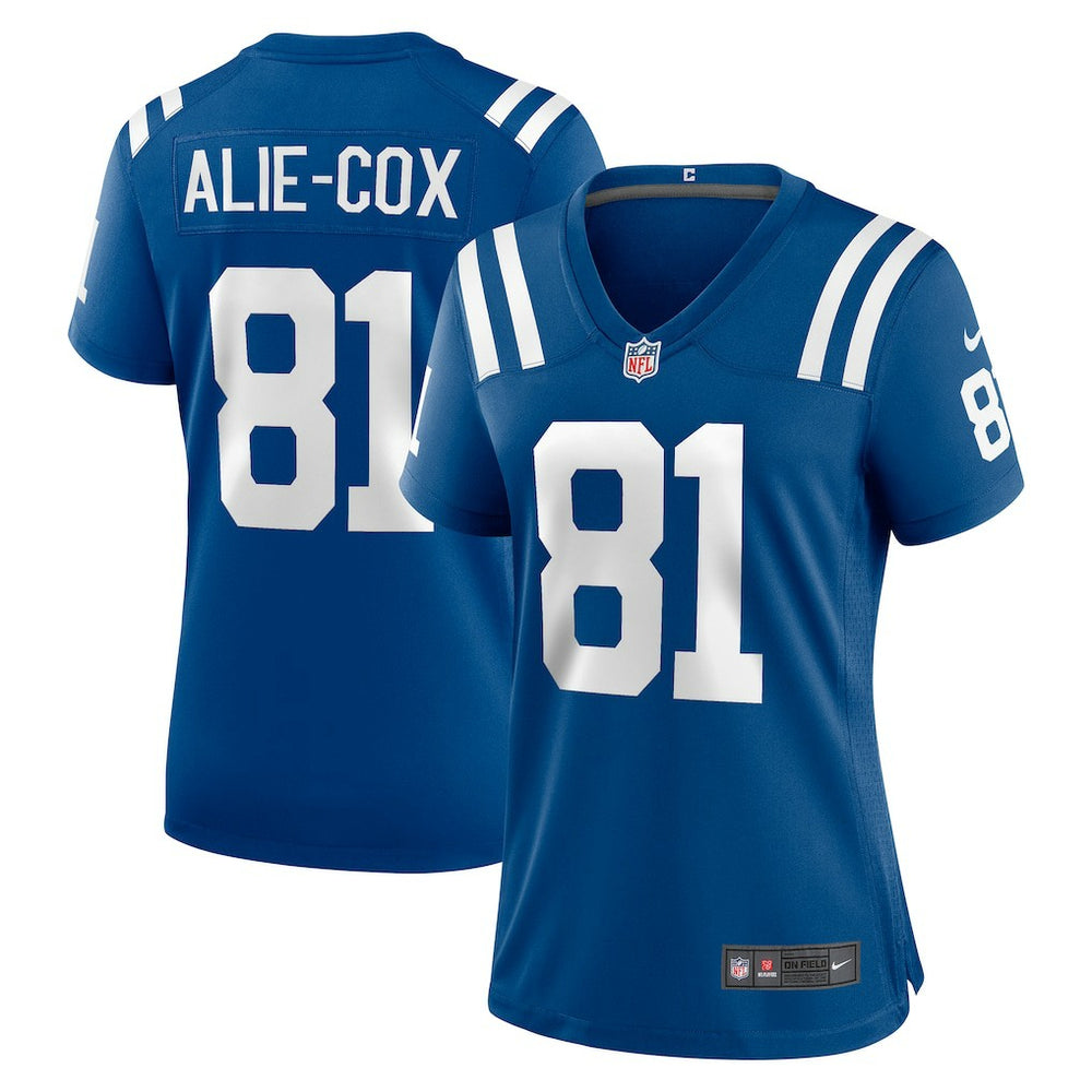 NFL Mo Alie-Cox Indianapolis Colts Women's Team Game Jersey - Royal