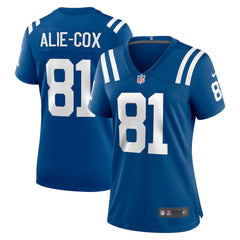 NFL Mo Alie-Cox Indianapolis Colts Women's Team Game Jersey - Royal