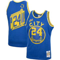 NBA Rick Barry Golden State Warriors 1966/67 Hardwood Classics Swingman Jersey sale - Royal