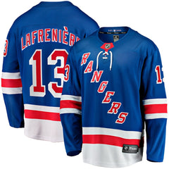 NHL Alexis Lafreniere New York Rangers Fanatics Home Breakaway Jersey - Blue