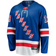 NHL Alexis Lafreniere New York Rangers Fanatics Home Breakaway Jersey - Blue