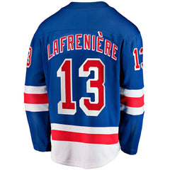 NHL Alexis Lafreniere New York Rangers Fanatics Home Breakaway Jersey - Blue