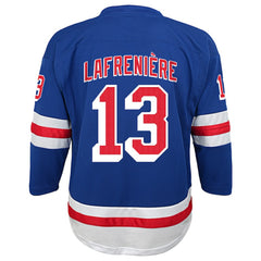 NHL Alexis Lafreniere New York Rangers Youth Home Replica Player Jersey - Blue