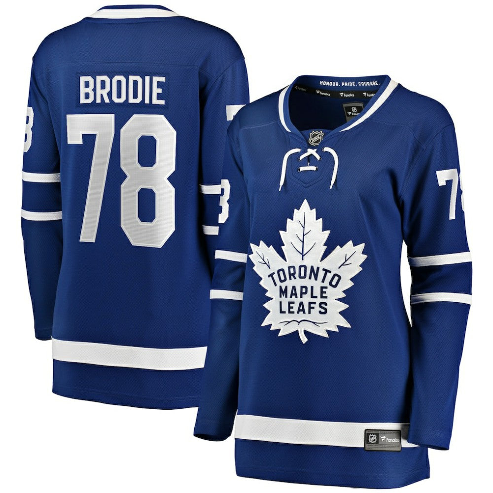 NHL TJ Brodie Toronto Maple Leafs Fanatics Women's Breakaway Player Jersey - Blue