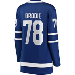 NHL TJ Brodie Toronto Maple Leafs Fanatics Women's Breakaway Player Jersey - Blue