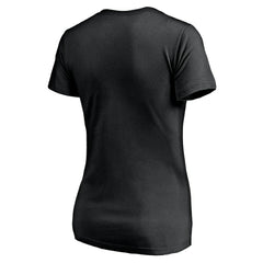 T.J. Watt Pittsburgh Steelers Women's Checkdown V-Neck T-Shirt Black