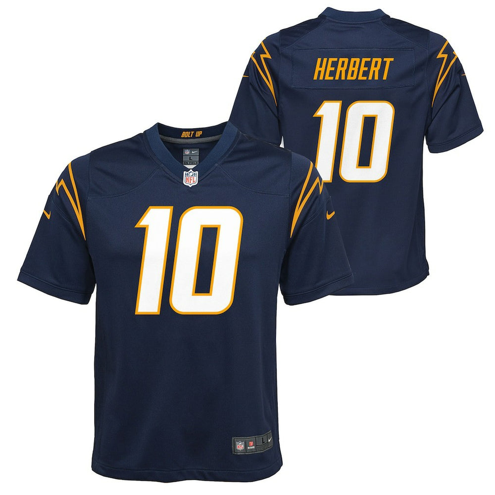 NFL Justin Herbert Los Angeles Chargers Youth Game Jersey - Navy