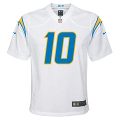 NFL Justin Herbert Los Angeles Chargers Youth Game Jersey - White