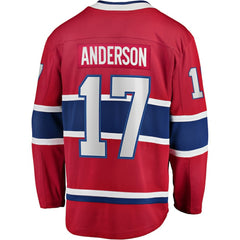 NHL Josh Anderson Montreal Canadiens Fanatics Breakaway Player Jersey - Red