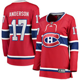 NHL Josh Anderson Montreal Canadiens Fanatics Women's Breakaway Player Jersey - Red