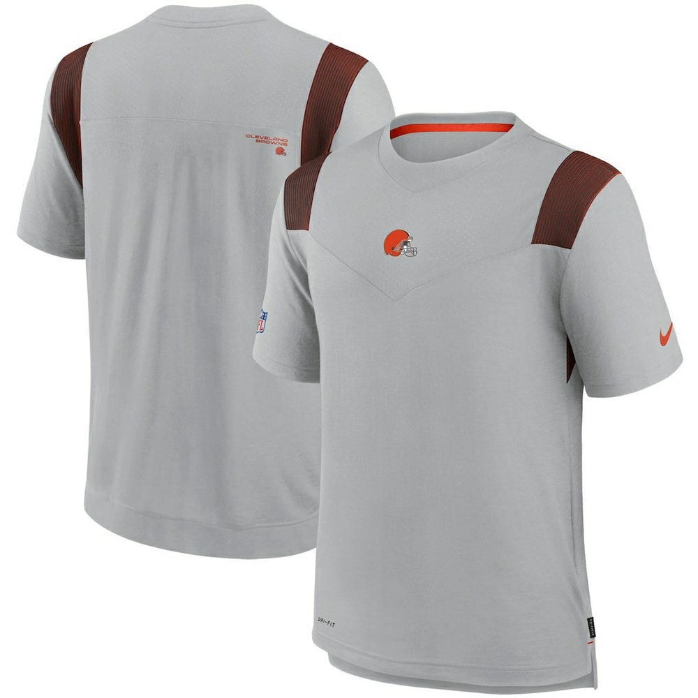 Cleveland Browns Sideline Player UV Performance T-Shirt Gray