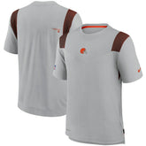 Cleveland Browns Sideline Player UV Performance T-Shirt Gray