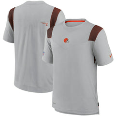 Cleveland Browns Sideline Player UV Performance T-Shirt Gray